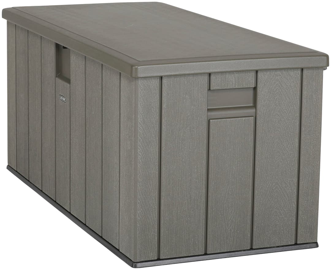 Lifetime Kissenbox Premium Wood | Grau