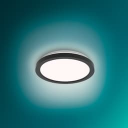 Philips LED Deckenleuchte All-In-One | Schwarz
