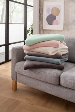 Wohndecke Jil | Grau