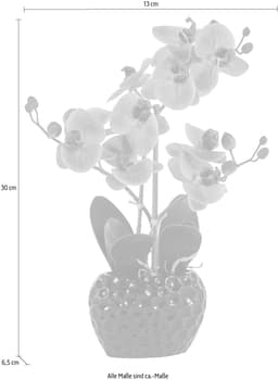 Kunstpflanze Orchidee | Mehrfarbig