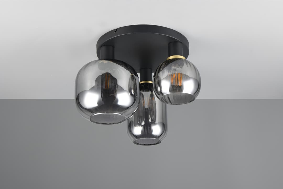 TRIO Leuchten Deckenleuchte DIVA | Schwarz