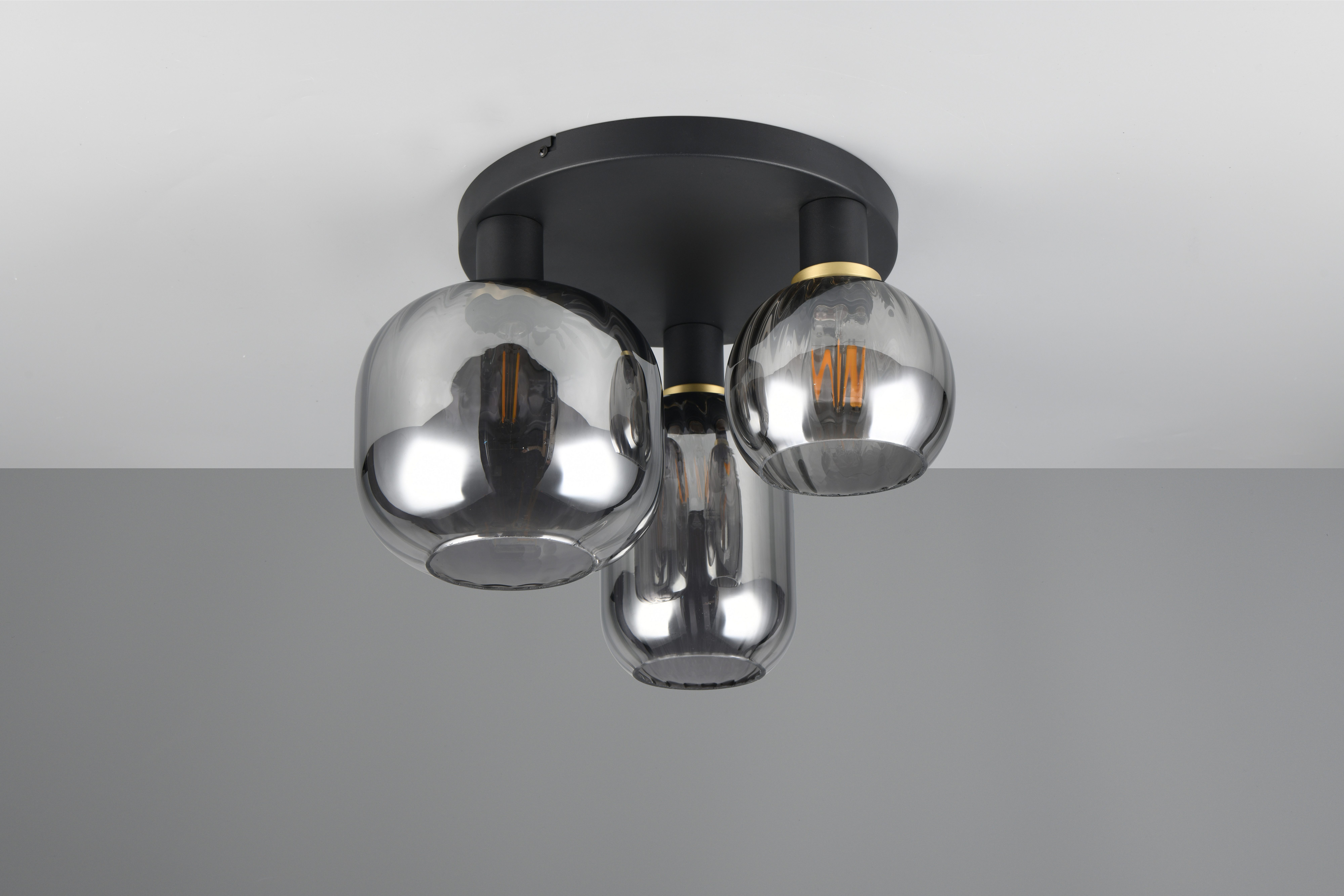 TRIO Leuchten Deckenleuchte DIVA | Schwarz