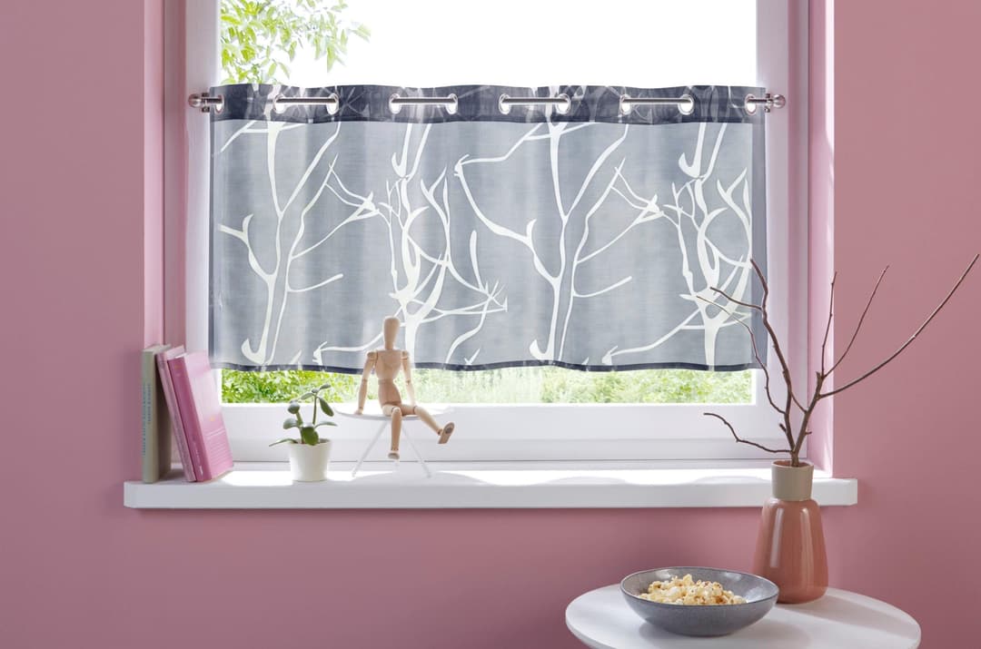OTTO home Scheibengardine Anna | Grau
