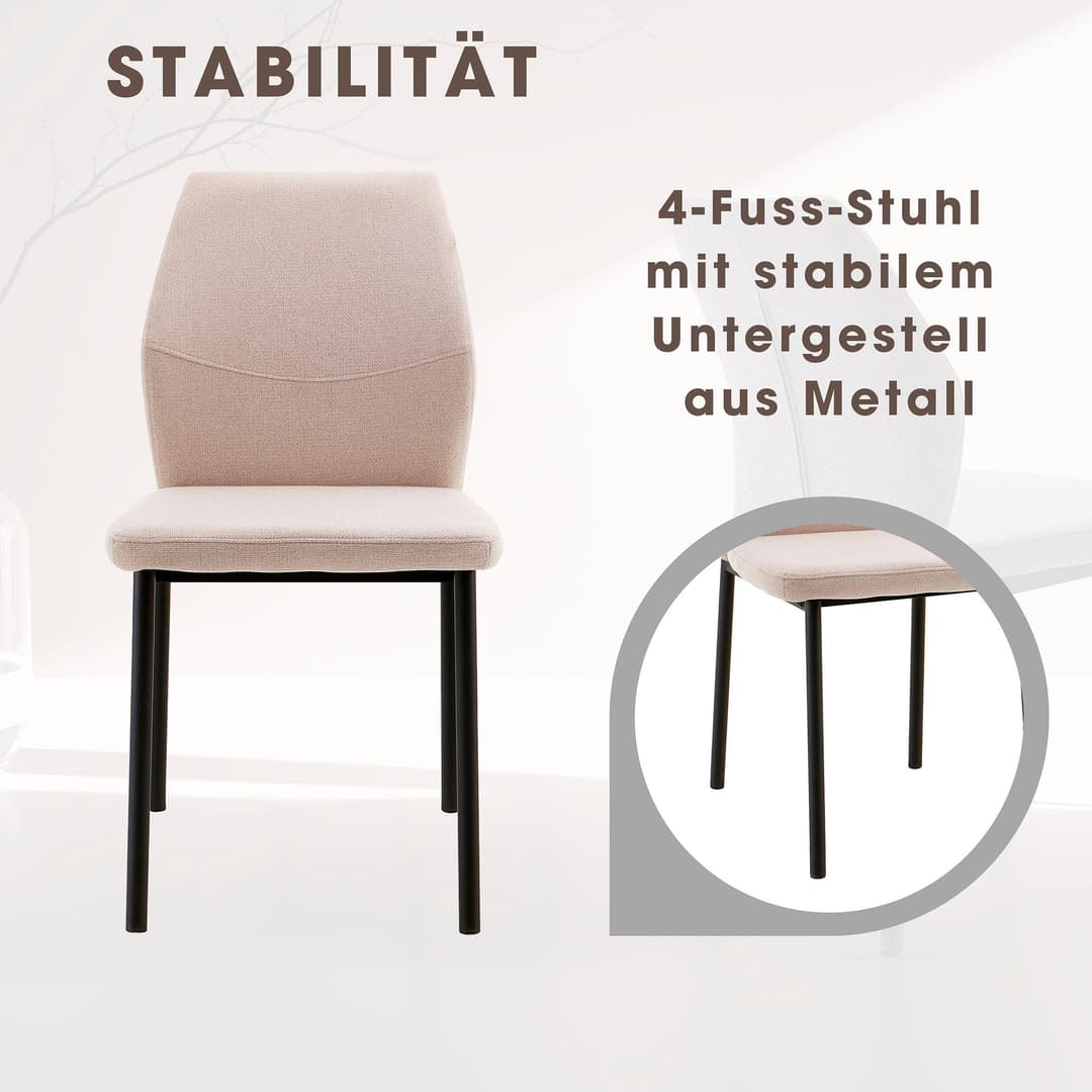 OTTO home Esszimmerstuhl Lumos | Beige