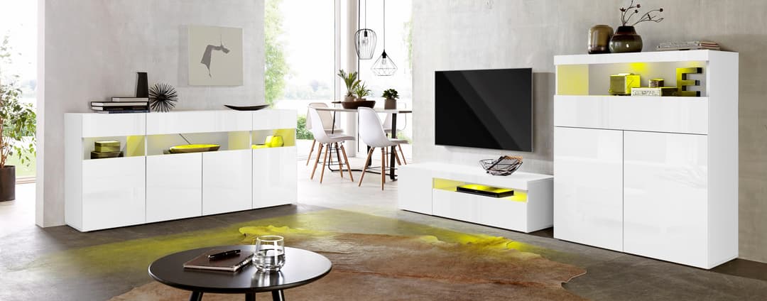 OTTO home Highboard Schrank | Weiß