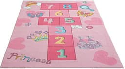 the carpet Teppich Happy Life | Pink