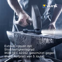 VARTA Laterne Indestructible L30 Pro COB LED | Schwarz