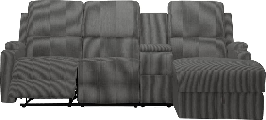 OTTO home Ecksofa NAPORI Multimediasofa | Grau