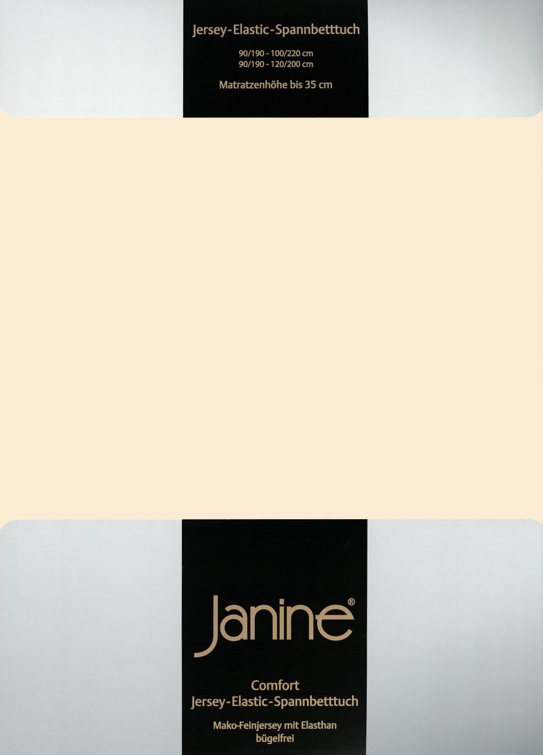Janine Spannbettlaken ELASTIC 5002 | Beige