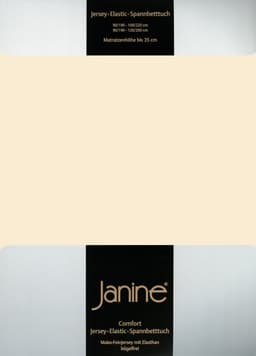 Janine Spannbettlaken ELASTIC 5002 | Beige
