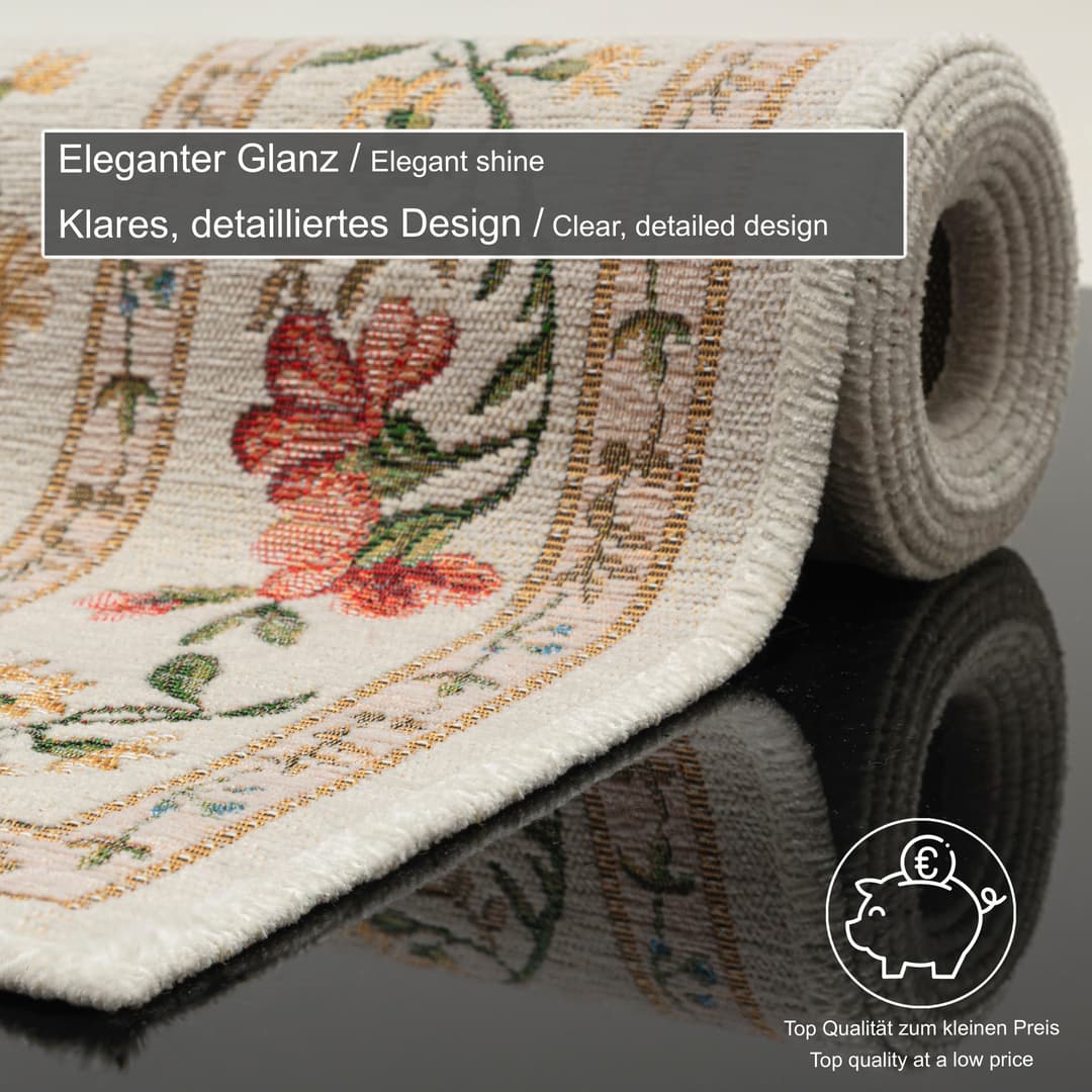 THEKO Teppich Flomi Sagrini | Beige