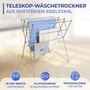 Maximex Teleskop-Wäscheständer | Silber 3
