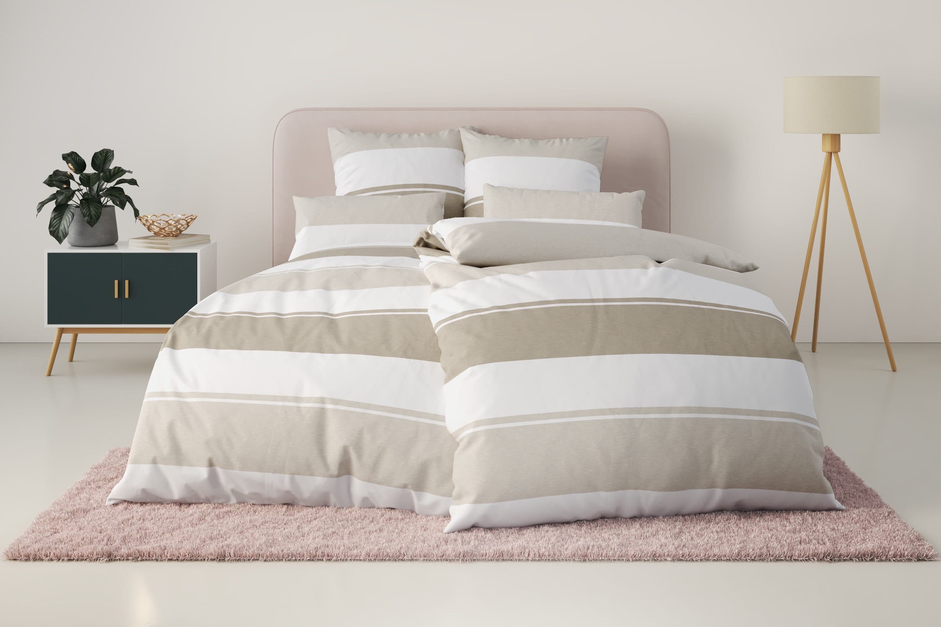 OTTO home Bettwäsche Yonne | Beige