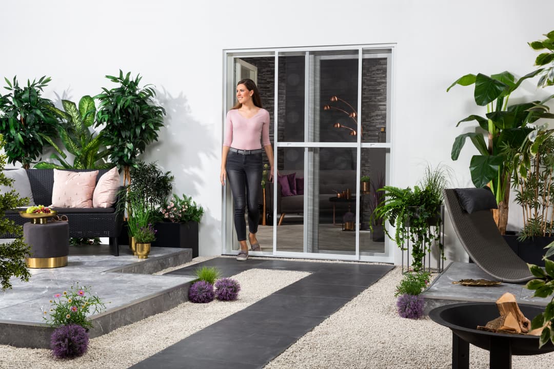 hecht international Insektenschutz-Tür COMFORT | Grau