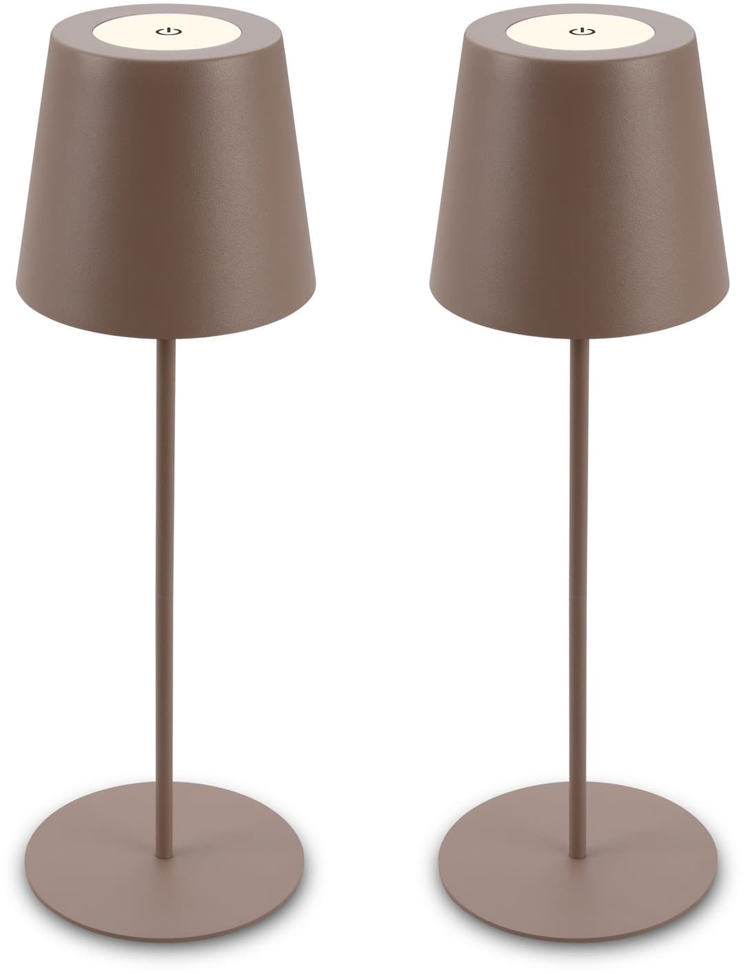 Briloner Leuchten LED Außen-Tischleuchte KIKI 7808022 | Braun