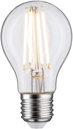 Paulmann LED-Filament 3er Pack 9W E27 2700K klar dimmbar | Transparent