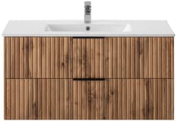 welltime Waschtisch Trento | Holztöne