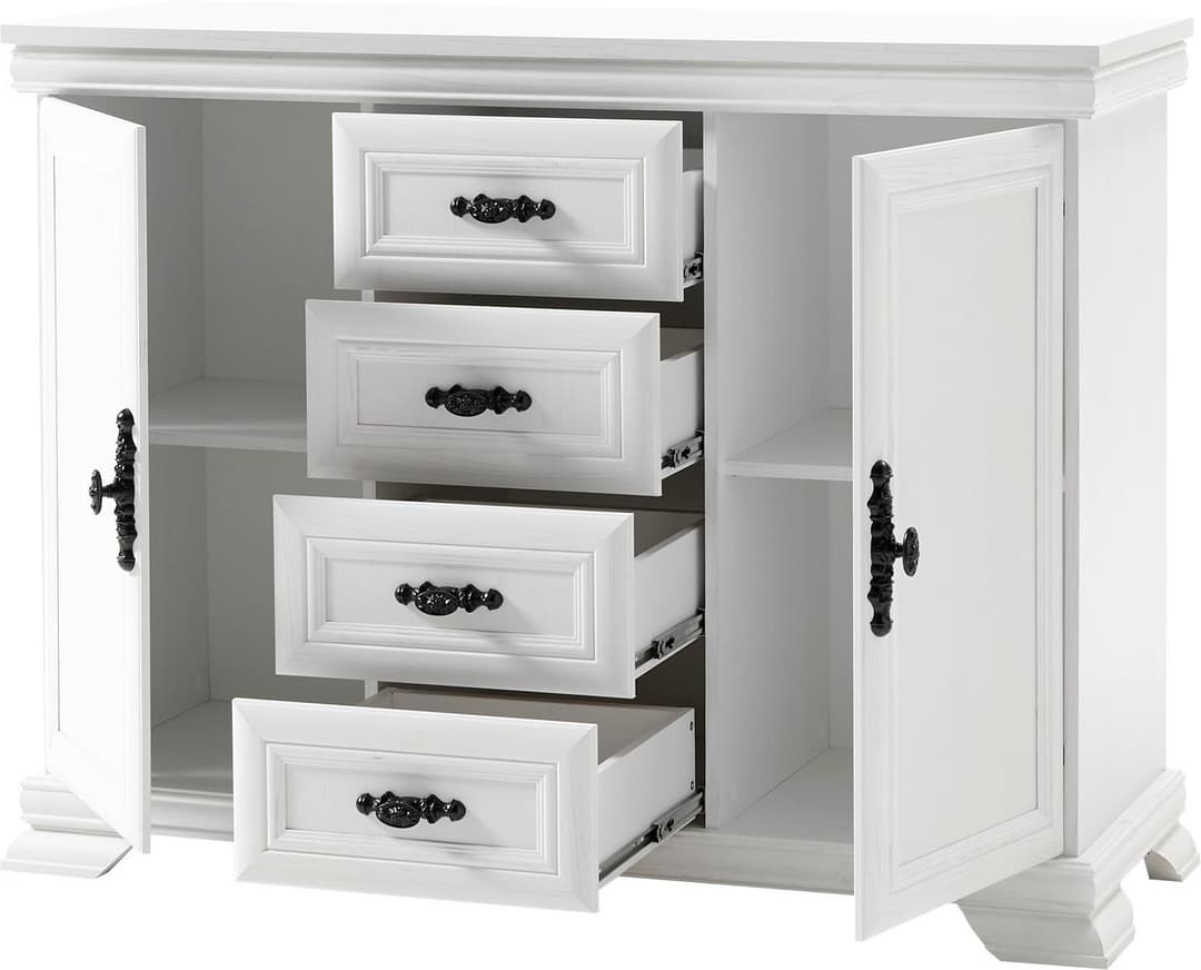 OTTO home Sideboard Royal | Weiß