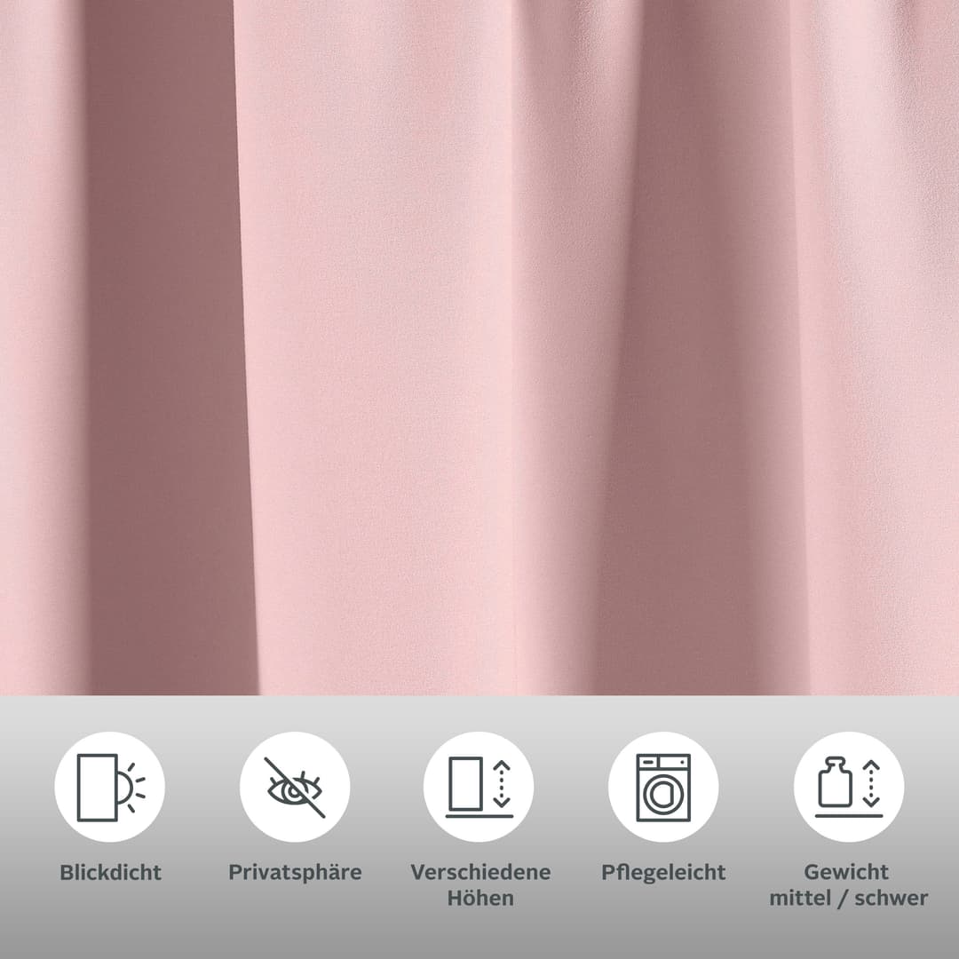 OTTO home Vorhang Parry | Rosa