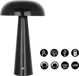 OTTO home LED Tischleuchte Katniss | Schwarz