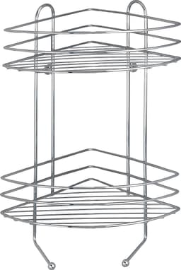 Wenko Duschablage Exclusiv 2 Etagen | Silber