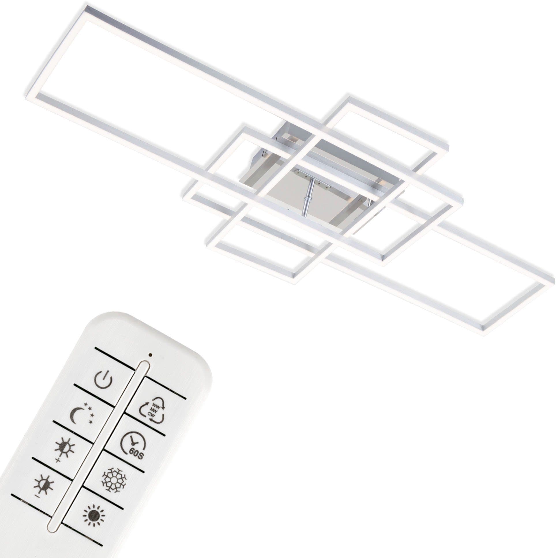 Briloner Leuchten LED Deckenleuchte 3156018 FRAME | Silber