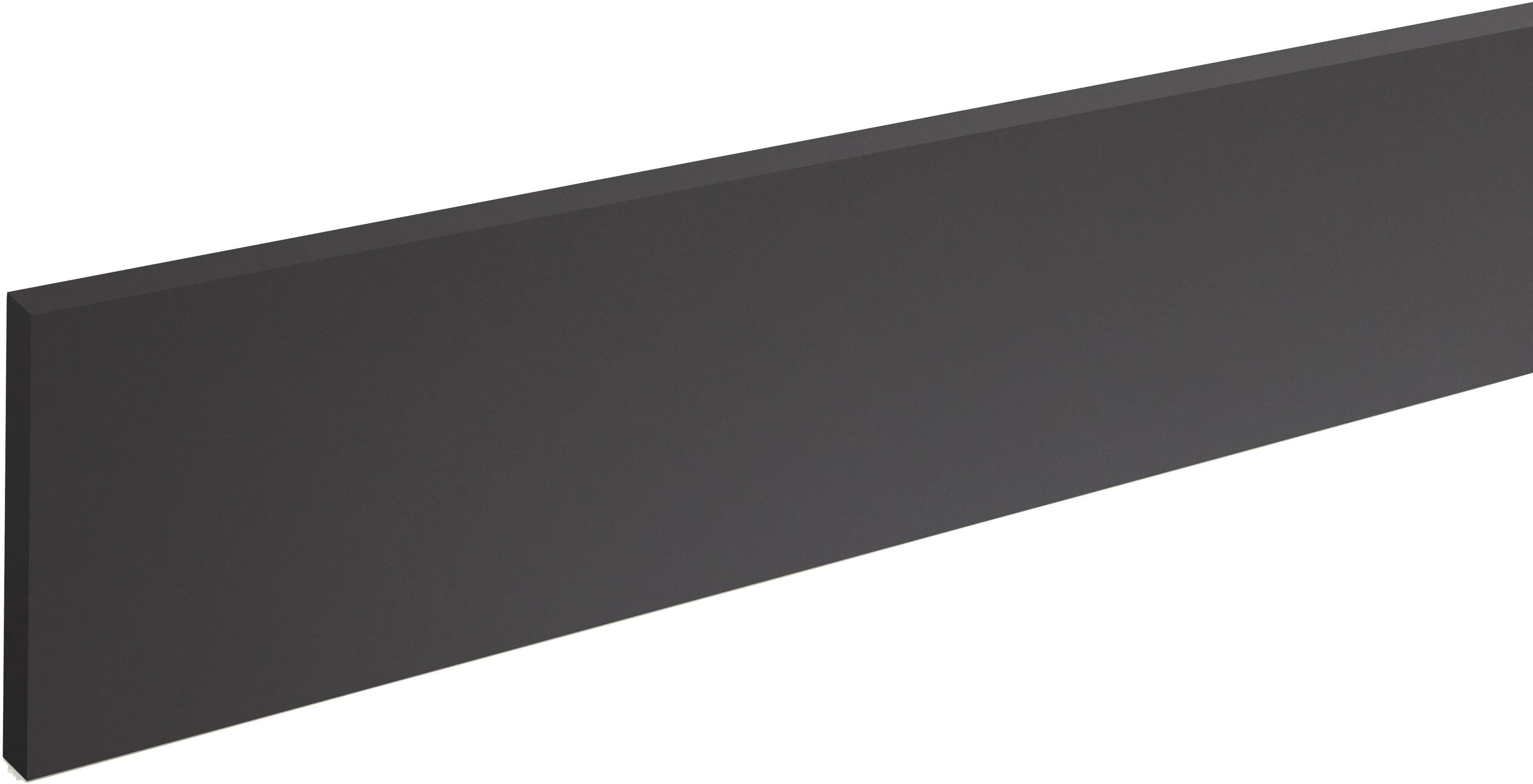 KOCHSTATION Sockelblende Cara | Schwarz