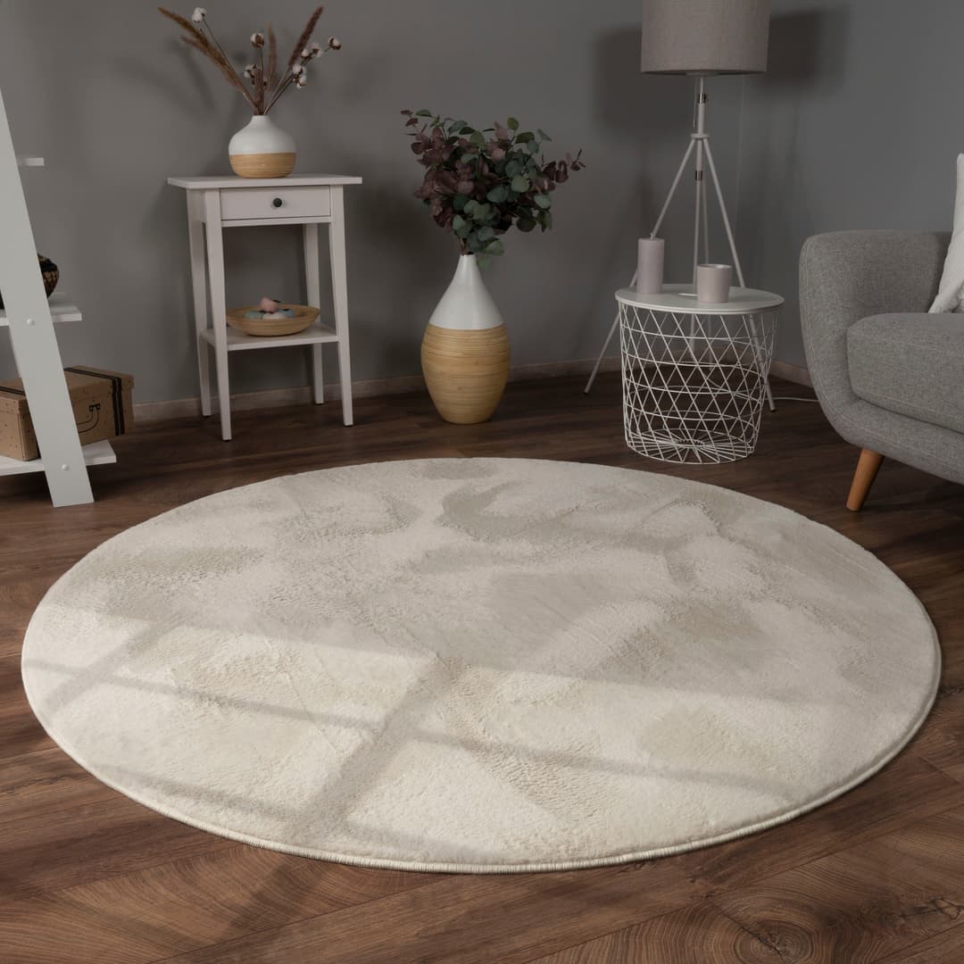 Paco Home Fellteppich Kunstfell Soft 380 | Beige
