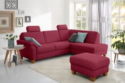 Home affaire Ecksofa Borkum L-Form | Rot