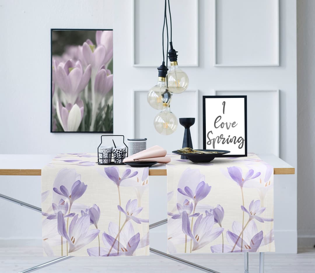 APELT Tischläufer SPRINGTIME | Mehrfarbig