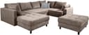 COLLECTION AB Wohnlandschaft Toni U-Form | Braun 5