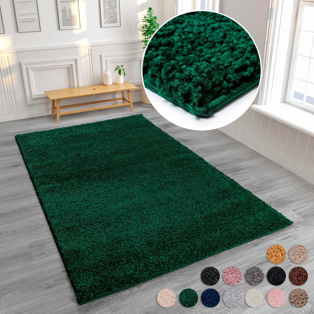 OTTO home Hochflor-Teppich Viva Shaggy | Grün