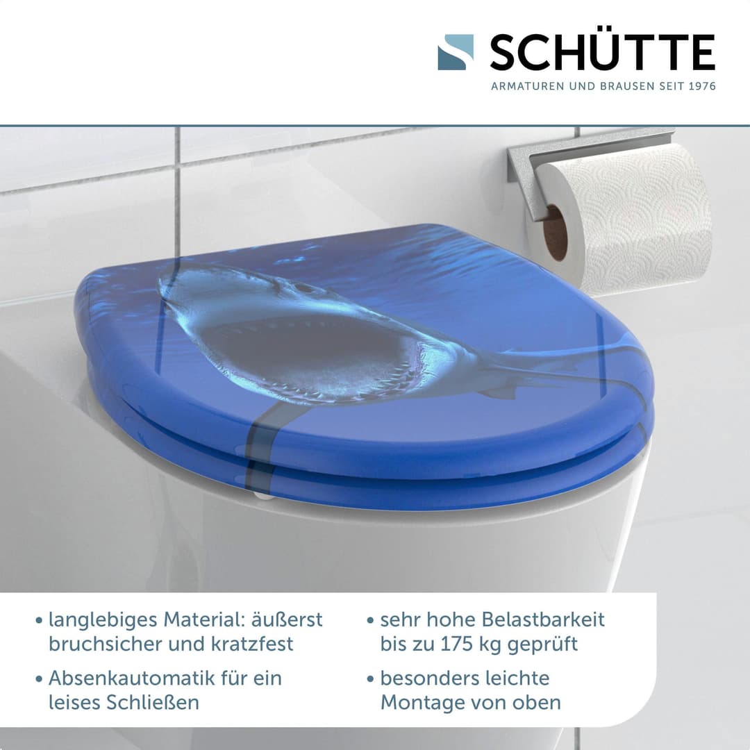 Schütte WC-Sitz Shark | Blau