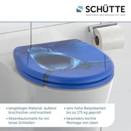 Schütte WC-Sitz Shark | Blau