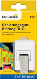 SCHELLENBERG Rollladen-Gurtführung Duo Maxi | Weiß
