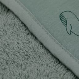 Fillikid Kapuzenhandtuch mit Waschhandschuh | Blau
