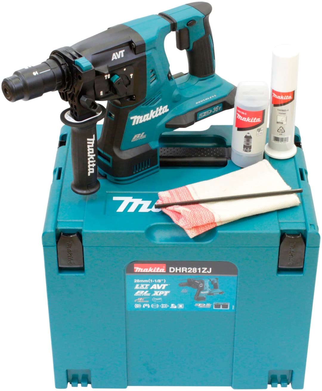 Makita Akku-Kombibohrhammer DHR281ZJ | Mehrfarbig