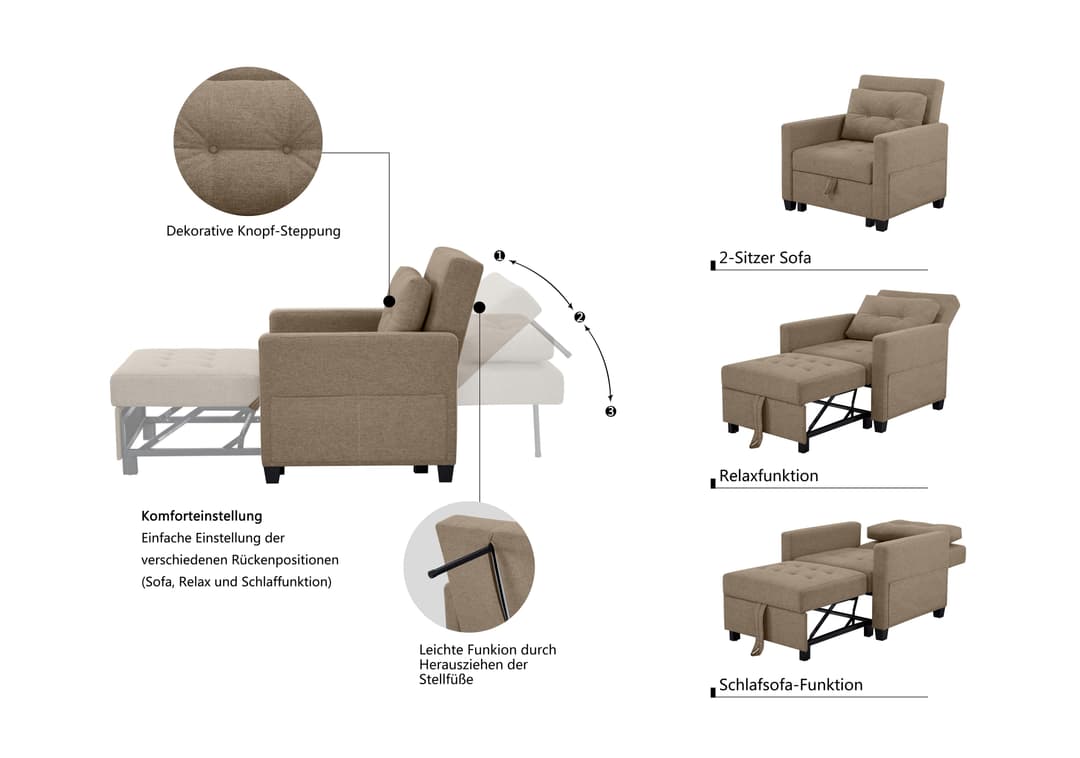 OTTO home Sessel TYLLI | Beige