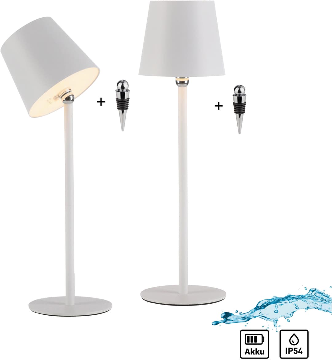 JUST LIGHT LED Tischleuchte BOTERIA | Weiß
