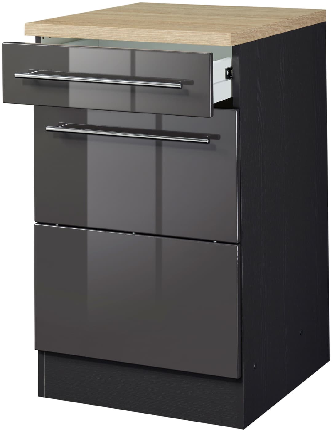 KOCHSTATION Unterschrank KS-Wien | Grau
