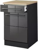 KOCHSTATION Unterschrank KS-Wien | Grau 2