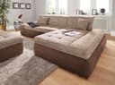 DOMO collection Ecksofa PB Moric | Braun 4