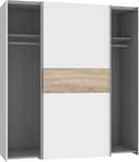 FORTE Longline Schwebetürenschrank | Weiß 4