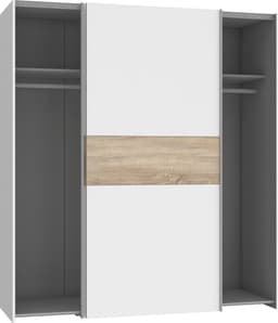 FORTE Longline Schwebetürenschrank | Weiß