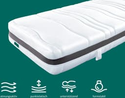 fan ProVita First Class T Taschenfederkernmatratze | Weiß