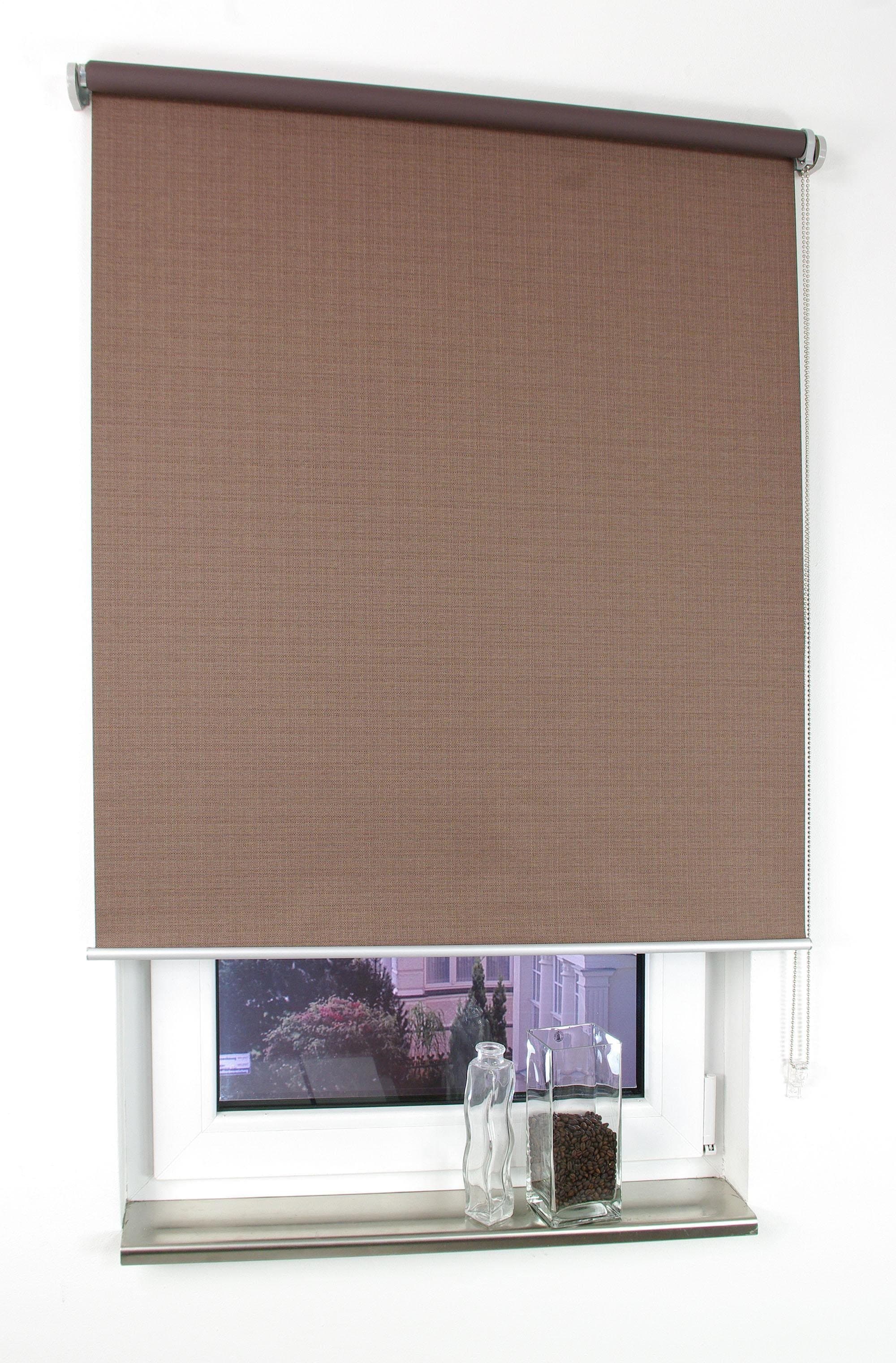 Liedeco Struktur Rollo | Braun