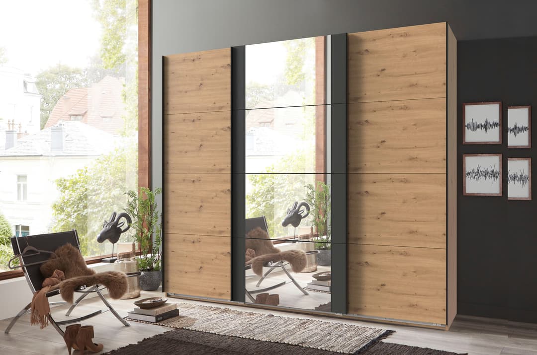 Wimex Schwebetürenschrank Bern | Holztöne
