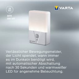 VARTA Motion Sensor Nachtlicht Set | Weiß