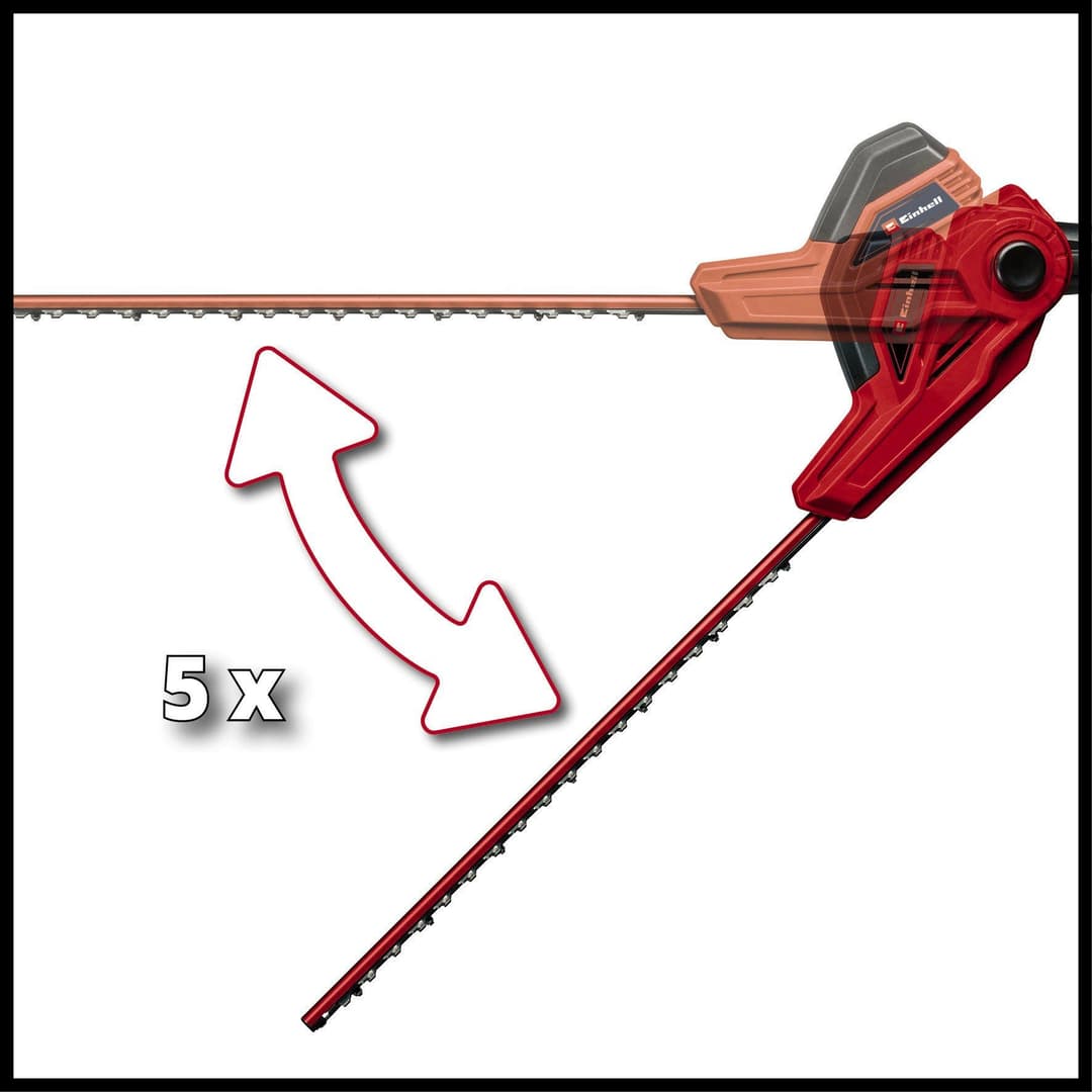Einhell Elektro-Heckenschere GC-HH 5056 | Rot