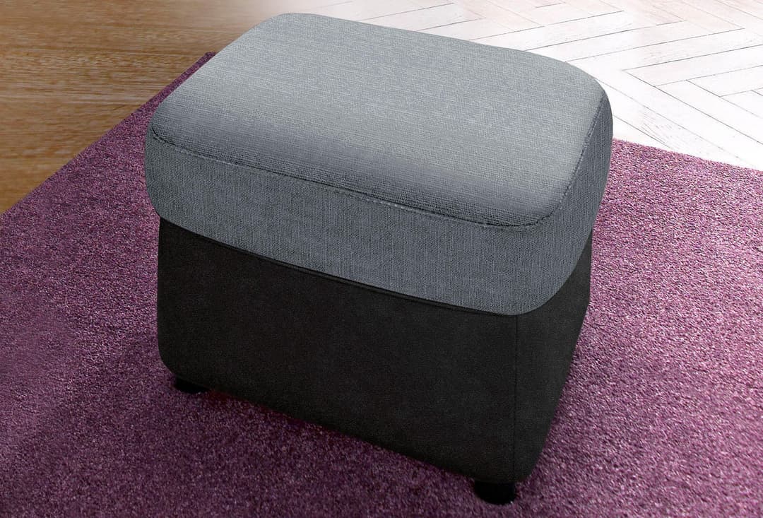 DOMO collection Hocker Flores | Schwarz